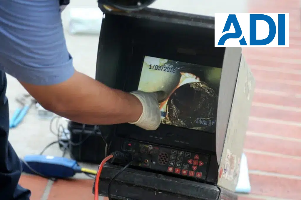 Expert CCTV drain survey technician